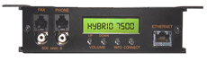 Message on Hold Hybrid 7500 - Premier ethernet or analog phone line loaded digital MOH equipment hardware system
