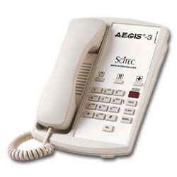 Aegis 3 hotel phone Aegis-3-00 motel telephone