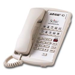Aegis 10 hotel phone Aegis-10-00 motel telephone