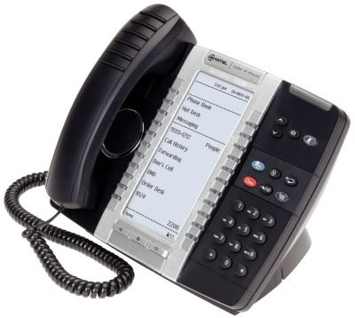 Téléphone IP Mitel 5340E Reconditionné Certifié - Grand écran Rétroéclairé - 48 Touches Programmables - Compatible SIP Et MiNET - Alimentation PoE