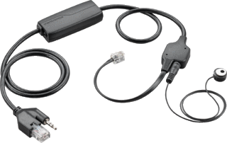 plantronics ehs cable APV-63 Avaya telephone electronic hook switch