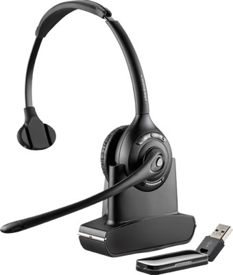 Plantronics Savi W410-M wireless phone headset cordless telephone headset