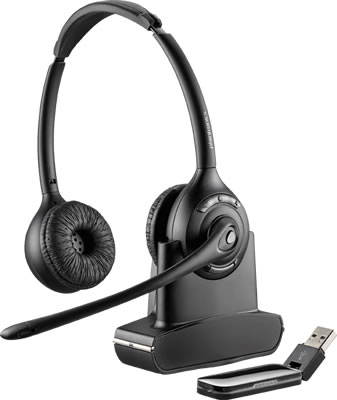 Plantronics Savi W420-M wireless phone headset cordless telephone headset